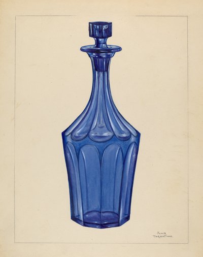 Dekanter, c. 1936. alkotó: John Tarantino