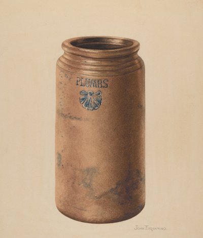 Preserve Jar, c. 1938. alkotó: John Tarantino