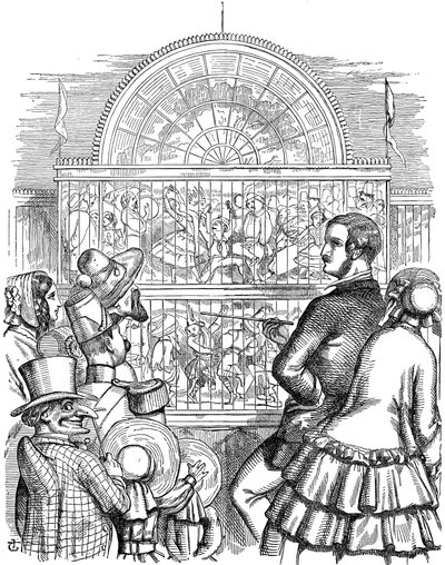 Albert 1819-1861, Viktória királynő herceg hitvese, a Nagy Kiállításon, 1851 alkotó: John Tenniel