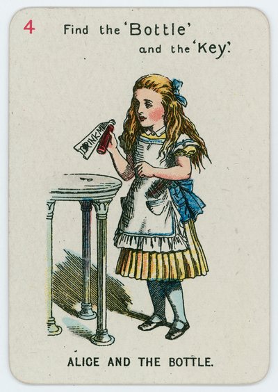 Alice és a palack alkotó: John Tenniel