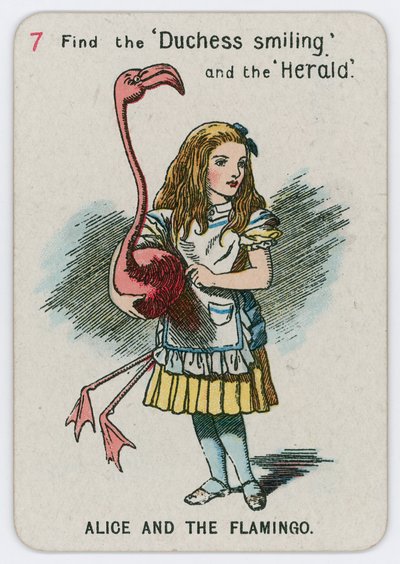 Alice és a flamingó alkotó: John Tenniel