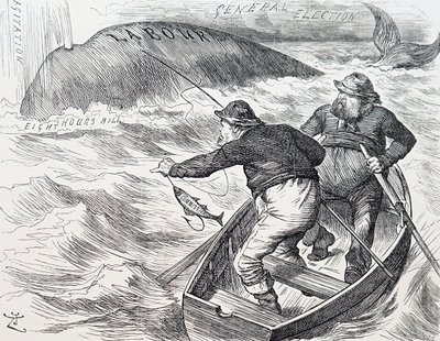 John Tenniel angol illusztrátor, grafikus humorista és politikai karikaturista rajzfilmje. 1891.01.01. (metszet) alkotó: John Tenniel