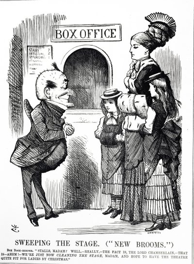 Rajzfilm "Köztisztesség vagy cenzúra?" alkotó: John Tenniel