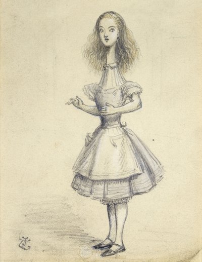 "Kíváncsibb és kíváncsibb" alkotó: John Tenniel