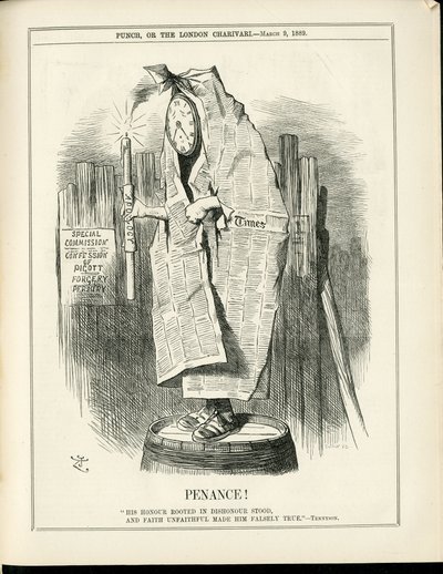 John Tenniel (1820-1914) illusztrációja a Punchban alkotó: John Tenniel