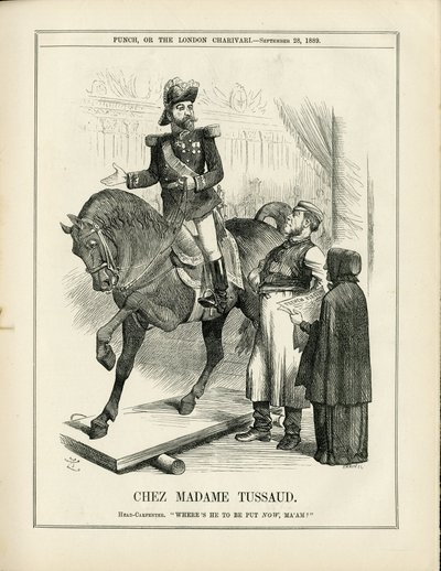 John Tenniel (1820-1914) illusztrációja a Punchban alkotó: John Tenniel