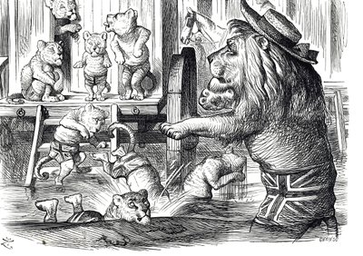 Punch tanácsa a brit tengerparti nyaralóknak alkotó: John Tenniel