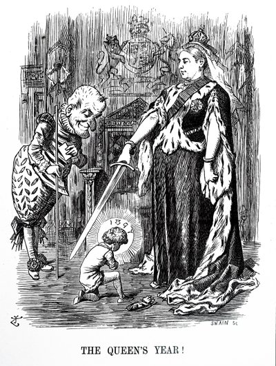 Viktória királynő gyémánt-jubileuma alkotó: John Tenniel