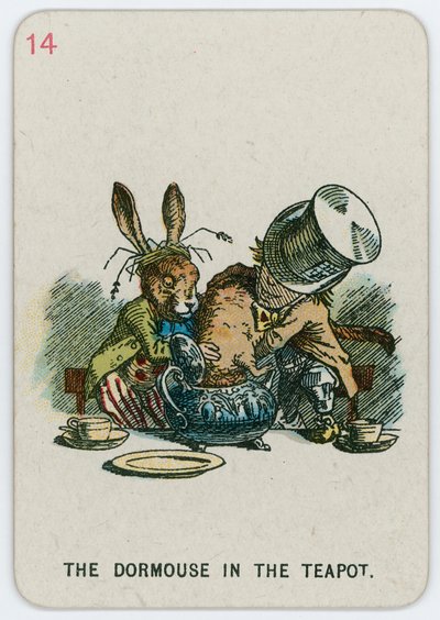 Dormouse a teáskannában alkotó: John Tenniel