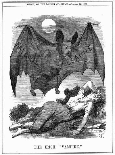 Az ír vámpír, 1885 alkotó: John Tenniel