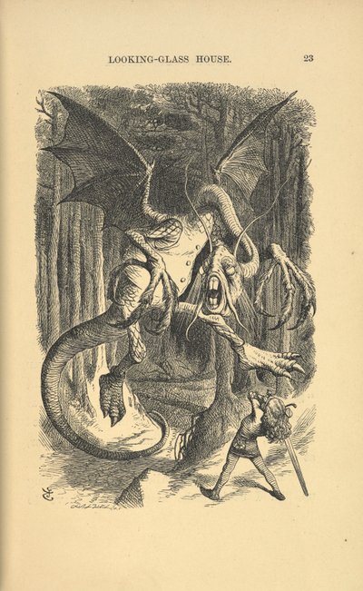A Jabberwocky. alkotó: John Tenniel
