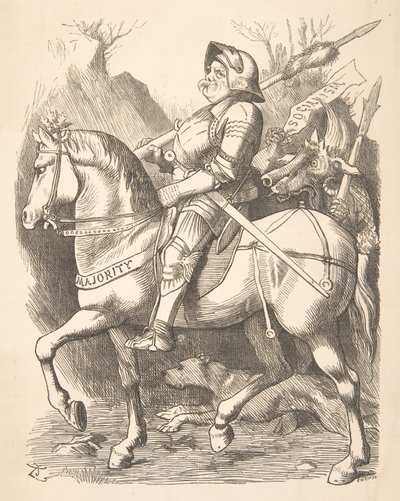 A lovag és társa ütés, 1887. március 5., 1887. alkotó: John Tenniel