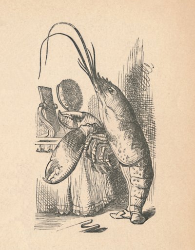 A homár, 1889 alkotó: John Tenniel