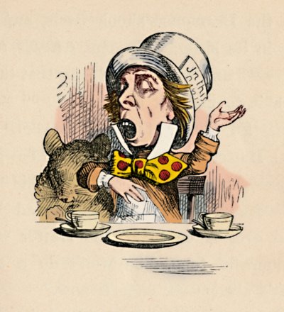 Az őrült kalapos, 1889 alkotó: John Tenniel