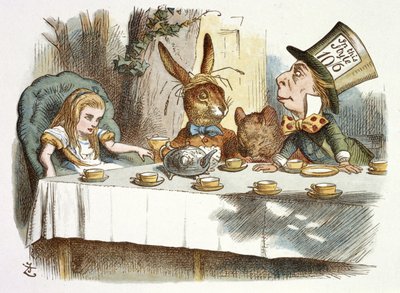 Az őrült kalapos teapartija alkotó: John Tenniel
