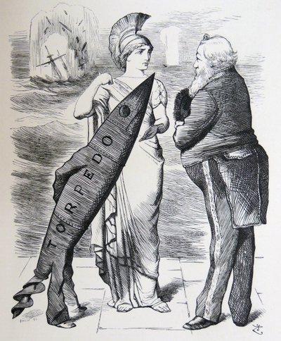 Whitehead torpedó alkotó: John Tenniel