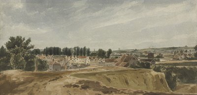 Kilátás a Bishopsgate híd közelében a tehéntoronnyal, az egértartó felé néz (wc papíron) alkotó: John Thirtle