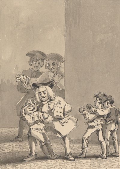 Hogarthot, akit Barry és egy barátja követett, elkapták egy fiú mellett, hogy harcoljon, hogy elkapja félelmetes arcát alkotó: John Thomas Smith