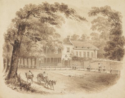 George Stevens, F.R.S. rezidenciája alkotó: John Thomas Smith