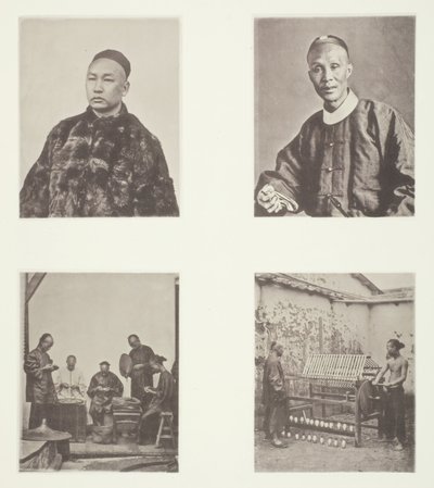 Egy kantoni úriember, Egy kantoni úriember, Schroffing Dollars, Reeling Silk, c. 1868. alkotó: John Thomson