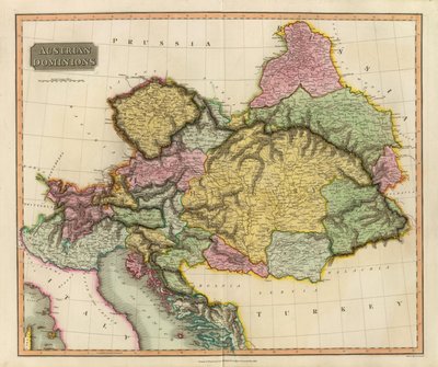 Osztrák domínium (Thomson, 1816) alkotó: John Thomson
