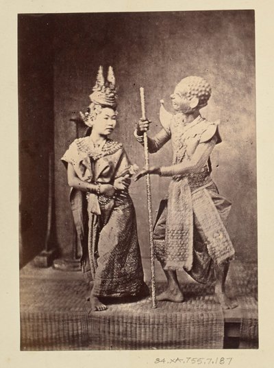 [Khon előadóművészek] alkotó: John Thomson