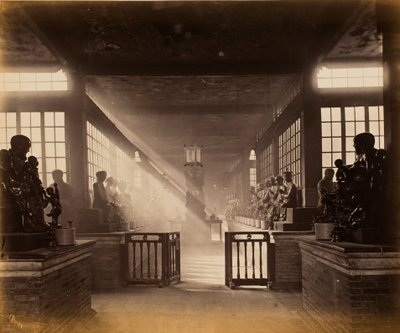 Wah Lum Chu, Kanton (ma: Hualin-templom 华林寺) alkotó: John Thomson