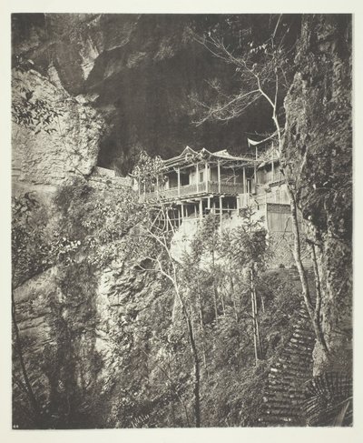 Yuenfu kolostor, kb. 1868. alkotó: John Thomson
