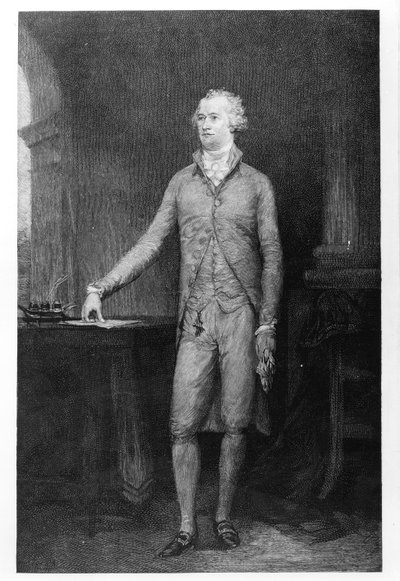Alexander Hamilton, az 1792-es festmény után alkotó: John Trumbull