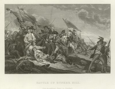 Bunker Hill csata alkotó: John Trumbull