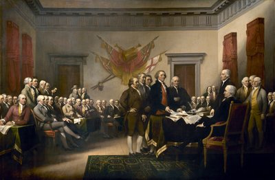 Függetlenségi nyilatkozat alkotó: John Trumbull