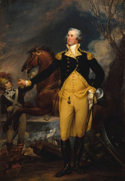 George Washington a trentoni csata előtt, kb. 1792-94. alkotó: John Trumbull