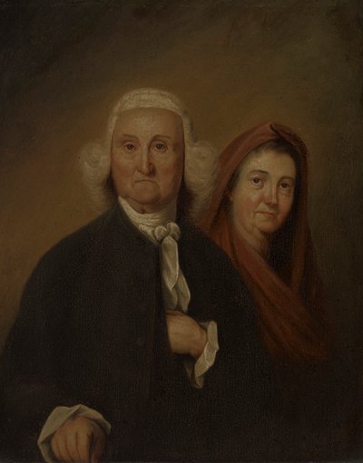 Idősebb Jonathan Trumbull kormányzó és Faith Robinson Trumbull (1710) alkotó: John Trumbull