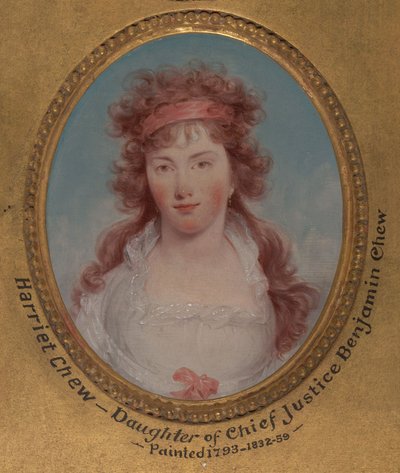 Harriet Chew (später Harriet Chew Carroll, 1775–1861) alkotó: John Trumbull