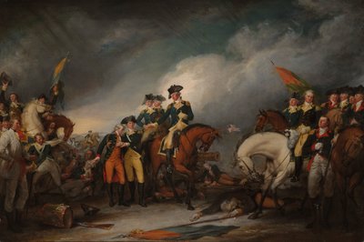 A hesseniek elfoglalása Trentonban, 1776. december 26 alkotó: John Trumbull