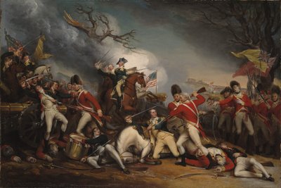 Mercer tábornok halála a princetoni csatában, 1777. január 3 alkotó: John Trumbull