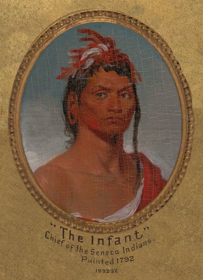 "Der Säugling," Häuptling der Seneca-Indianer alkotó: John Trumbull