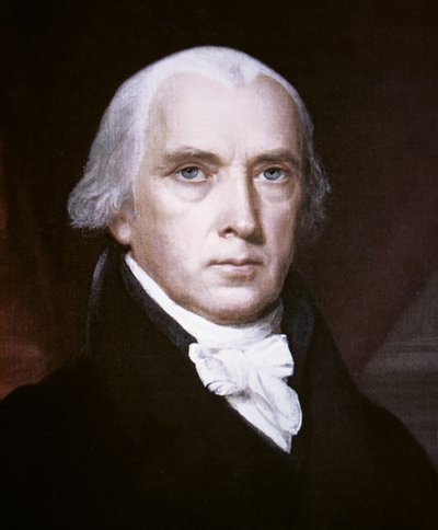 James Madison (1751-1836) (színes litó) alkotó: John Vanderlyn