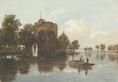 Vár a vízparton alkotó: John Varley
