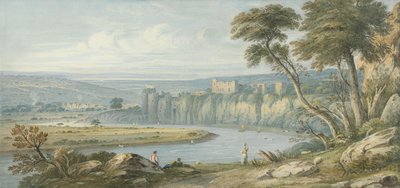Chepstow kastély (wc papíron) alkotó: John Varley