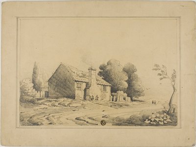 Házikó az ösvény mellett alkotó: John Varley