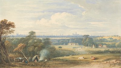London délnyugat felől alkotó: John Varley