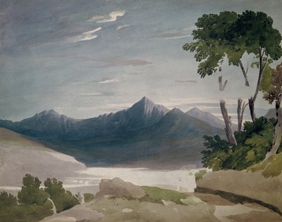 Snowdon, 1820 körül alkotó: John Varley