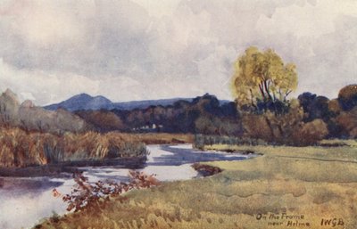 Creech Barrow, Holme felől (színes litográfia) alkotó: John W.G. Bond