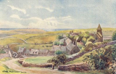 Worth Matravers (színes litográfia) alkotó: John W.G. Bond