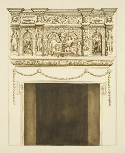 Kéménydarab Mr. Willisben a Kőhíd Szent Ágoston oldalán (ceruza és akvarell papíron) alkotó: John W. Brett