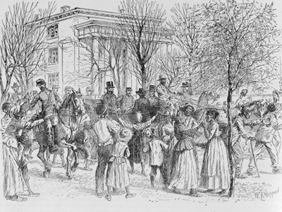 Taunton központi része, Massachusetts, a "Massachusetts történeti gyűjteményeiből", írta John Warner Barber, metszette S. E. Brown, 1839. alkotó: John Warner Barber