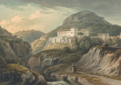 Kolostor Vietriben, Salerno közelében alkotó: John Warwick Smith
