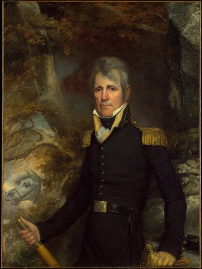 Andrew Jackson tábornok alkotó: John Wesley Jarvis