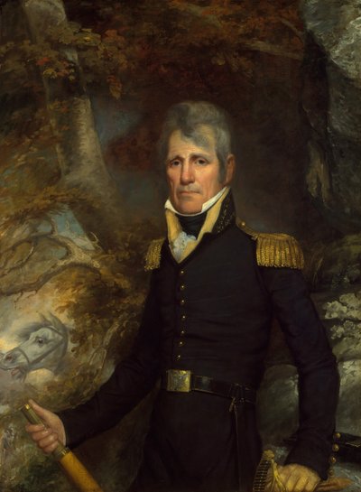 Andrew Jackson tábornok, kb. 1819. alkotó: John Wesley Jarvis